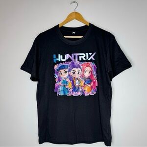 Black Huntrix Graphic T-Shirt Unisex M